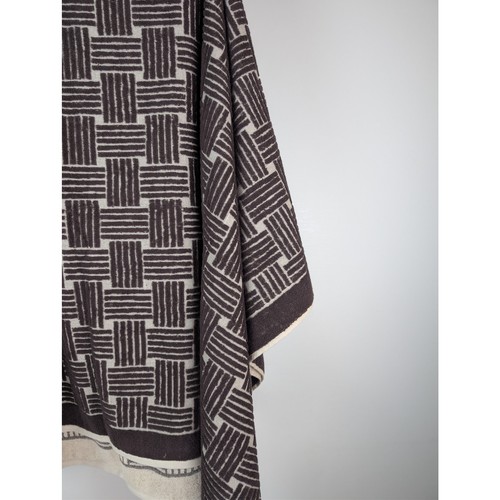 Telo mare jacquard Bottega Veneta Intreccio colore crema/marrone nuovo con etichette OSS - Foto 6 di 22