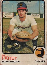 1973 Topps #186 Bill Fahey, Poor