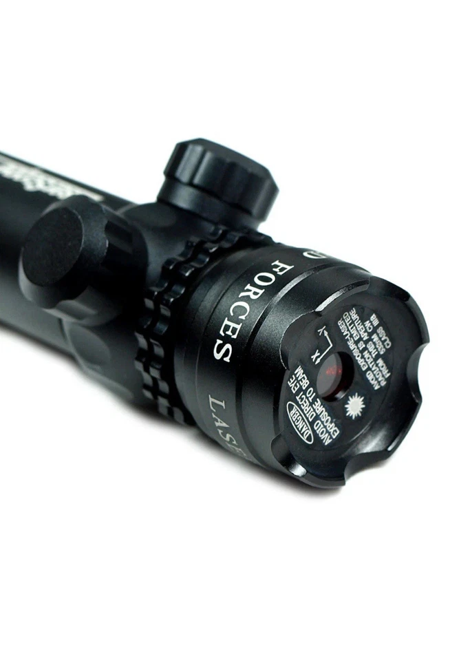 Pistola de rifle mira laser mira telescópica ponto vermelho com trilho de interruptores - conjunto de caixa de montagem em cano - Imagem 3 de 4