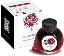 Colorverse Project Ink No.004 - Dirty Red - 65ml Fountain Pen Ink,Ink Pads