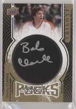 2017 Trilogy Signature Pucks 2018-19 Upper Deck Update Bobby Clarke Auto HOF 2u9