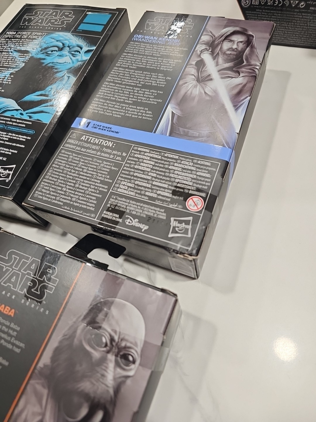 Star Wars - The Black Series - 4 Figurines NIB Yoda, Skywalker, Obi-wan