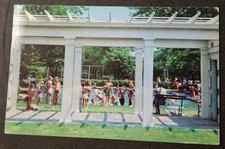 Wading Pool at Outwater Park Lockport New York Postcard PC 