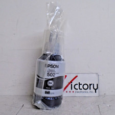 NEW Epson EcoTank 502 Black Ink Cartridge Replacement  127 mL  EXP: 12/2029