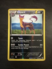 Pokémon TCG Liepard Black White 67/114 Reverse Holo Rare