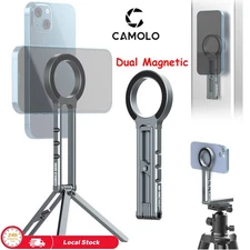 CAMOLO MG-06 Dual Phone Tripod Stand Magnet Arca Mount 360 MagSafe Holder Geek