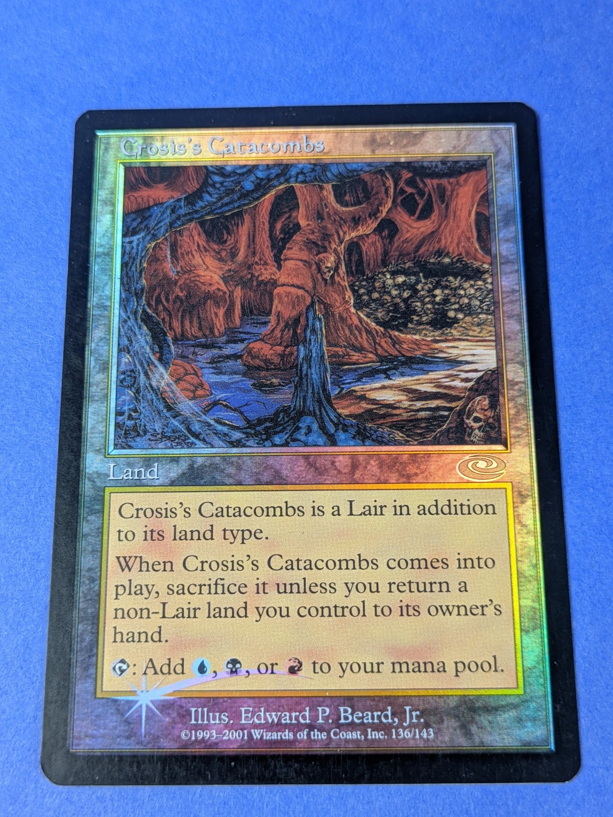 MTG Magic: Planeshift: Crosis's Catacombs Foil #136/143 Uncommon - NM