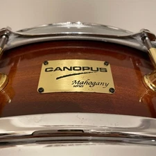 Canopus Mahogany Snare Drum 14in 8T lacquer used