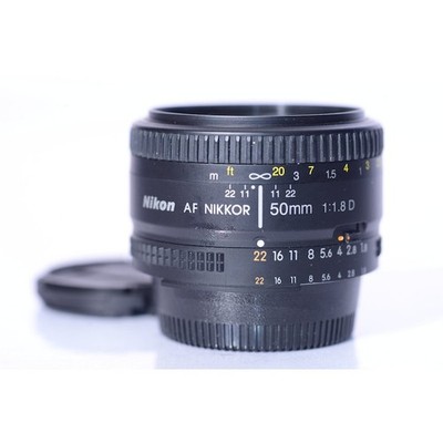 Nikon AF Nikkor 50mm 1:1.8 D Standard Objektiv - AF 1,8/50 D Standard Lens