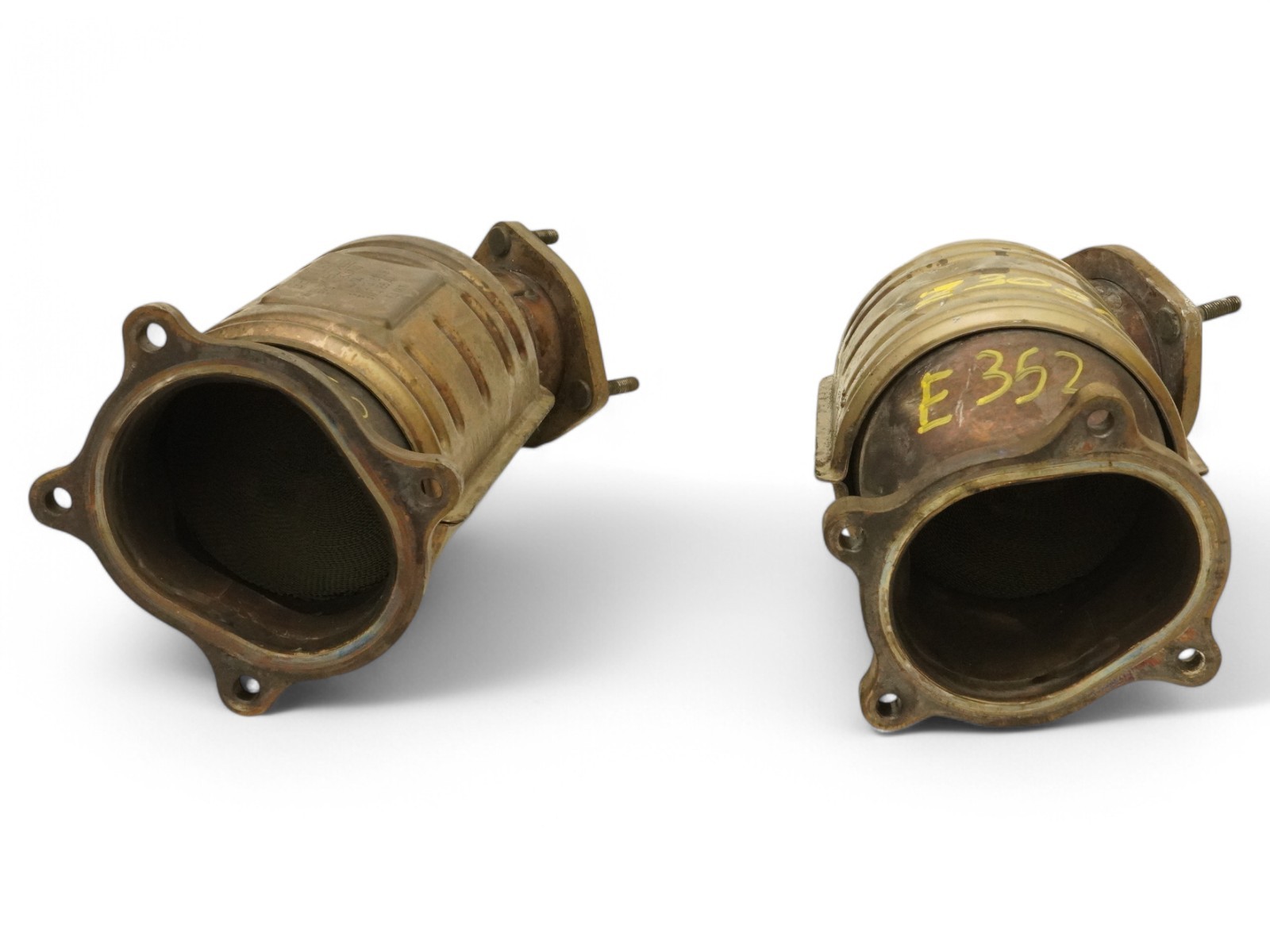 03-06 Bentley Continental Gt Exhaust Downpipe Left Right Set Of 2 3W0131690B OEM