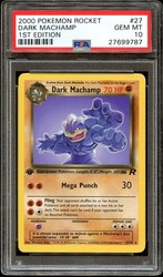 Dark Machamp 27/82 Team Rocket 1st Edition Non-Holo Rare