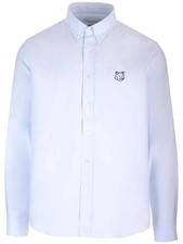 Maison Kitsune Contoured Fox Head Casual BD Shirt MM00410WC2010 P410 133042971