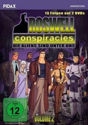 Roswell Conspiracies, Vol. 2 Die Aliens sind unter uns  Pidax  [2 DVD's] NEU/OVP