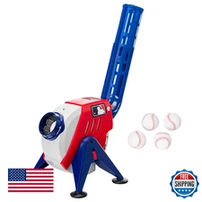 Franklin Sports Kids Baseball Pitching Machine - Adjustable Plastic Batting Prac