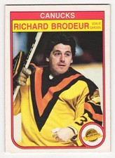 1982-83 O-Pee-Chee #339 Richard Brodeur Canucks