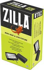 Reptile Terrarium Enclosure Mini Heat UVB Light Fixture Bulb Sold Separately