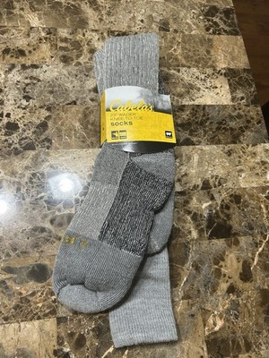 Cabela's LG Mens NEW Gray Wader Socks Heavy Weight 23'' Knee to Toe Fishing 9-12