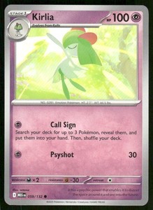 Kirlia ME01: Mega Evolution Pokemon #059/132 -