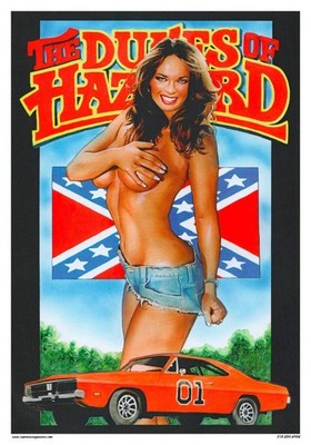 Dukes of Hazzard General Lee Daisy Vintage Poster Wall Art Unframed 24x36