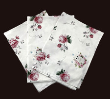 3-ER SET GESCHIRRTÜCHER MIT KATZEN & BLUMEN MOTIV SCHMUCKJAGD