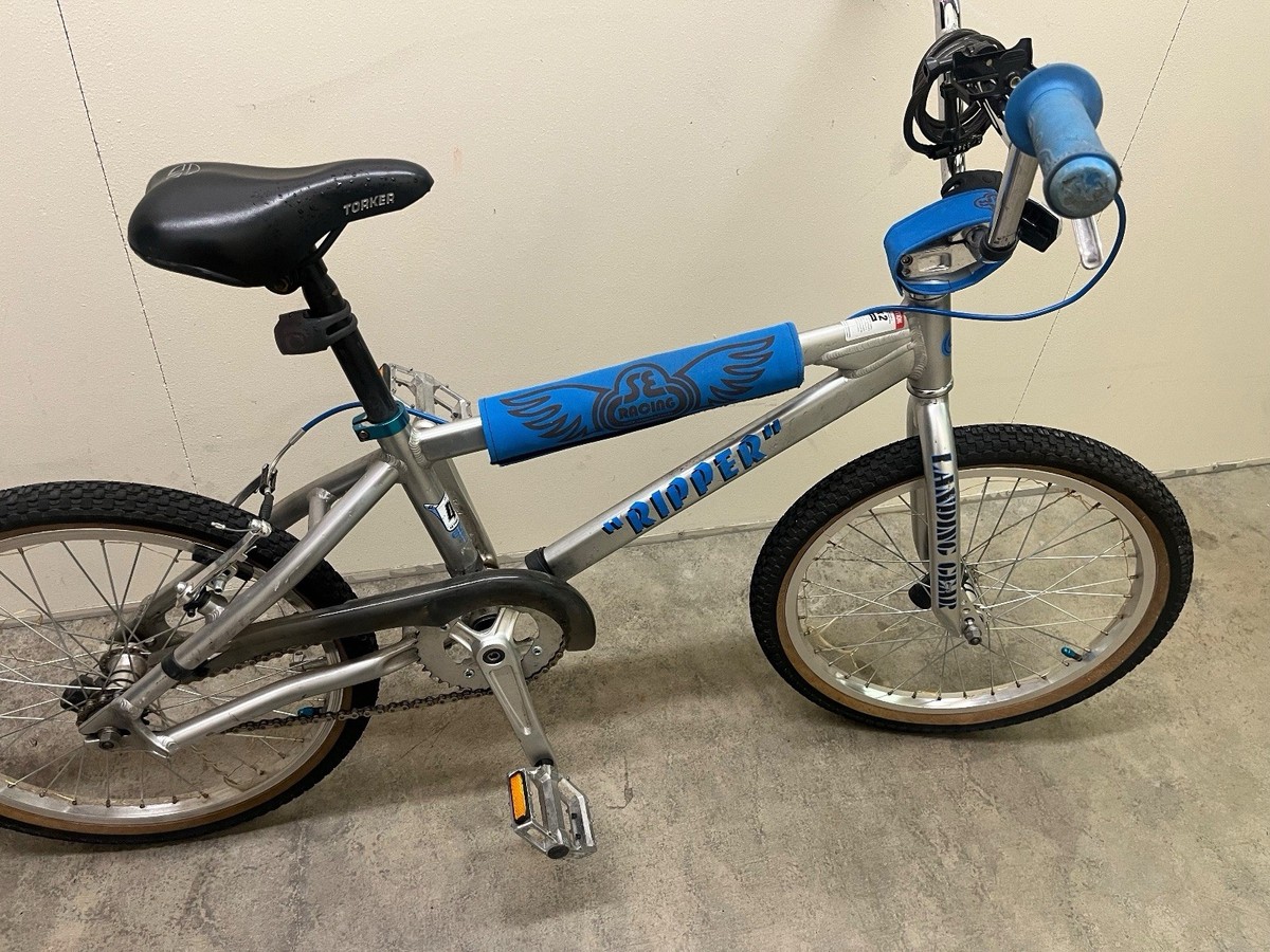 希少 SE RACING RIPPER X 20” BMX アルミフレーム SE RACING BMX Ripper Complete Bike Silver And Blue | eBay