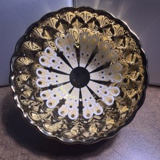 Tasse à thé royale chinoise Peacock Tail, dorée fait main décorative UV