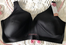 Cacique Bra 44DD Black Comfort Bliss Lightly Lined No Wire C618-Y5590