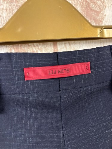 Roy Robson dunkelblau Super 110er Wolle 3 Teiler Anzug 42 Sakko Hose W34 Slim - Bild 22 von 24