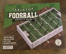 Mini Tabletop Football Soccer Novelty Game Toy By  ccolo Brand New Never Used