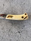 Vintage 1970’s Stag Handle Hunting Knife With Gut Hook — photo 10