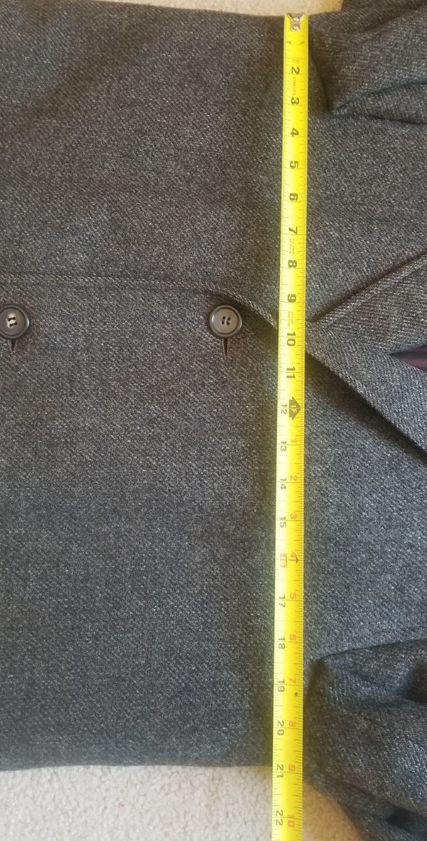 HIRSH GATES RICHMOND VA , WOOL OVERCOAT. USA View 6