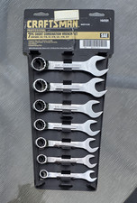 Craftsman Usa Professional 7pc Shortstubby Combination Wrench Set 44101 38-34