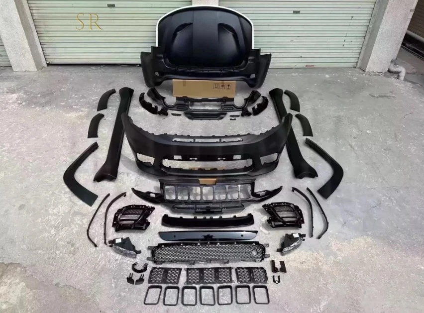 Fits 2011-2021 Jeep Grand Cherokee upgrade primer SRT style Body Kits Cover Trim - Image 2 of 4