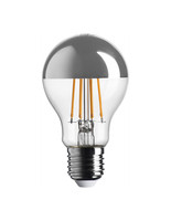 BOT Lighting - Shot Led-Lampen Tropfenform E27 7W 2700K 680Lm Silber