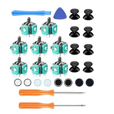 Replacement Kit for Xbox One Analog Sticks 8 Thumbsticks Caps Covers  Tools