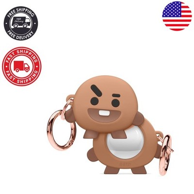 BT21 Shooky Silicone Case for AirTag 1st/2nd Gen - Drop Protection & Style