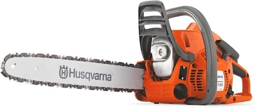 Husqvarna 120 Mark III Gas Chainsaw, 38-cc, 2-Cycle X-Torq Engine, 16 Inch... 