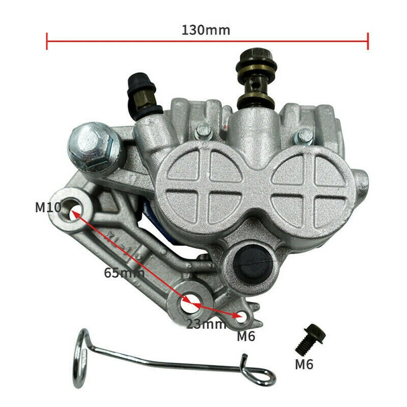 Motorcycle Front Brake Lower Pump Master Hydraulic Disc Cylinder Caliper Kit - Image 2 of 4