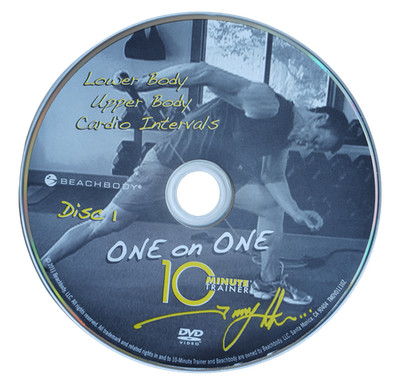 Beachbody ONE on ONE 10 Minute Trainer DVD 2011 Disc 1 Workout Fitness