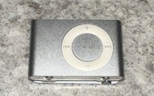 Apple 1GB iPod Shuffle - 2nd Generation - Silver A1204, Untested, No charger