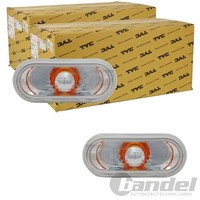 2X TYC Blinker Transparent Seitenblinker Links+Rechts Passend FÜR Ford Fiesta