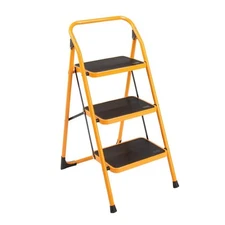 New Non Slip 3 Steps Ladder Stool Folding Ladder Safety Tread 330LBS Max Load