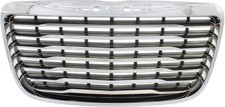 Grille For 2011-2014 Chrysler 300 Chrome Shell W Black Insert Plastic