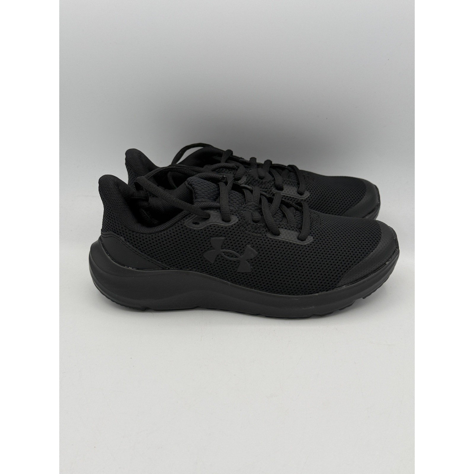 Under Armour BGS Pursuit 4 Shoes Boys 4Y Black Triple Black 
