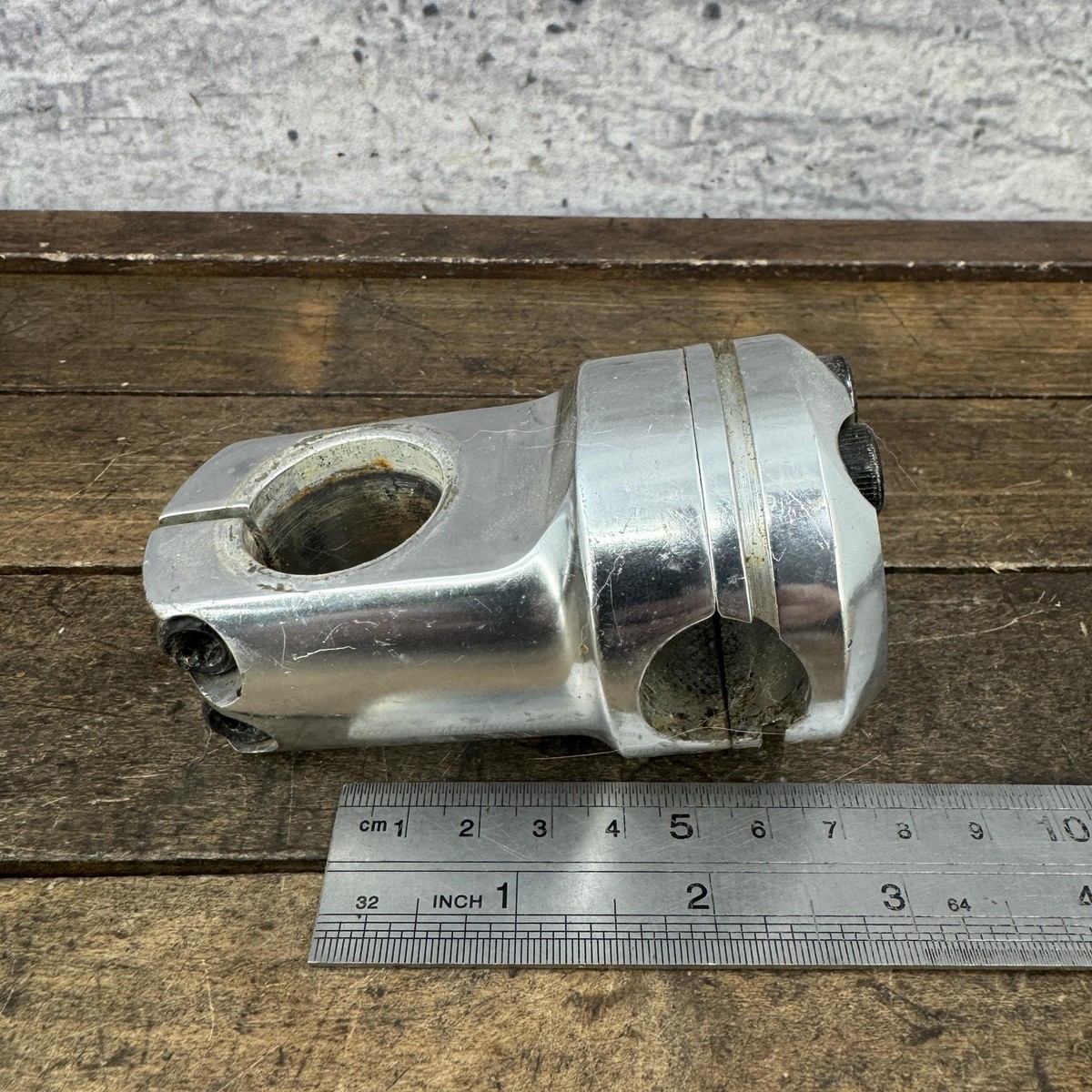 Vintage GT BMX Threadless Stem 1 1/8 Clamp Piston Performer Silver