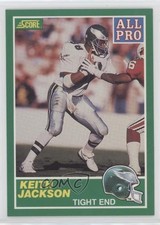 1989 Score All Pro Keith Jackson (84-TE on Back) #293 0i8h