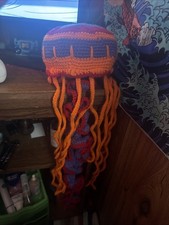 Handmade Jellyfish Crochet Plushie Amigurumi Stuffed Animal