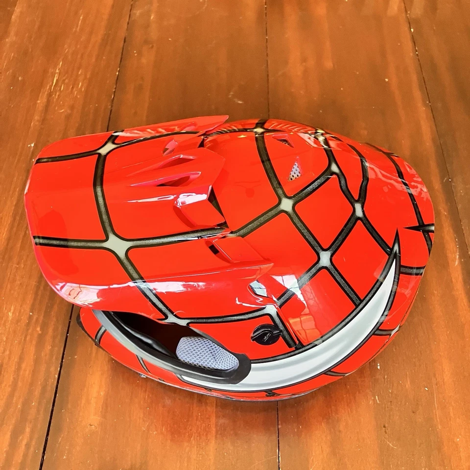 Casco de Motocross Certificado DOT Talla Juvenil Grande 53-54 cm Motocicleta Dirt Bike Foto 2 de 4