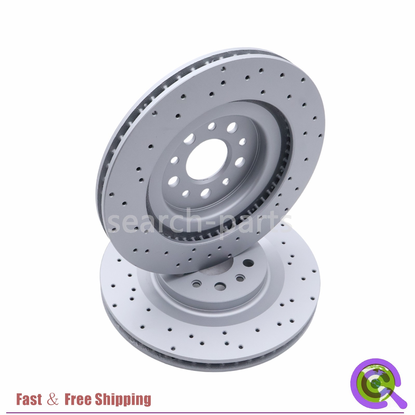 Maserati Ghibli 2017-2021 Rear Left, right Brake discs Pair