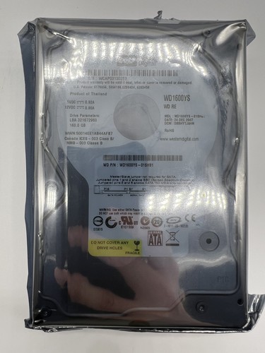 WD1600YS-01SHB1 RE Western Digital 160GB SATA/300 7200RPM 16MB Hard Drive - Picture 2 of 6